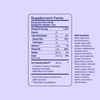 Nutrition Facts label panel for Kin Euphorics Lightwave Thumb